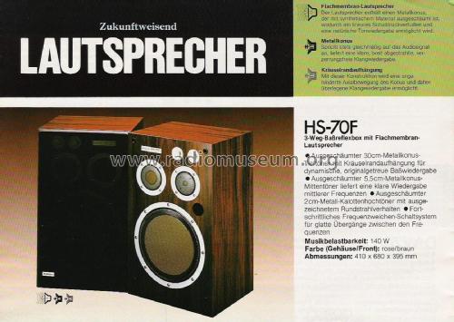 HS-70F; Hitachi Ltd.; Tokyo (ID = 2091275) Speaker-P