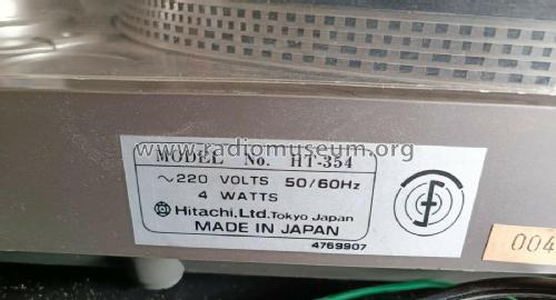 HT-354; Hitachi Ltd.; Tokyo (ID = 2819344) Sonido-V