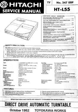 HT-L55; Hitachi Ltd.; Tokyo (ID = 1720824) Reg-Riprod