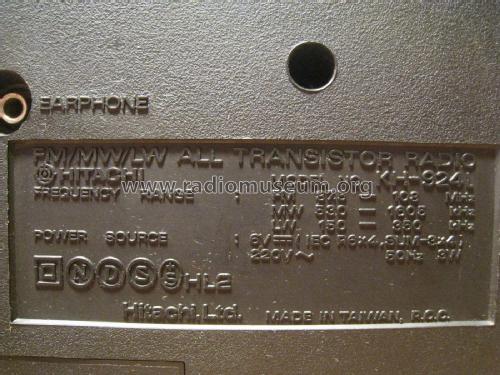 KH-924L; Hitachi Ltd.; Tokyo (ID = 2110185) Radio