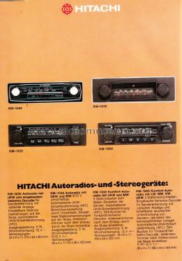 KM-1035; Hitachi Ltd.; Tokyo (ID = 1876532) Car Radio