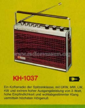 Koffer-radio KH-1037; Hitachi Ltd.; Tokyo (ID = 494879) Radio