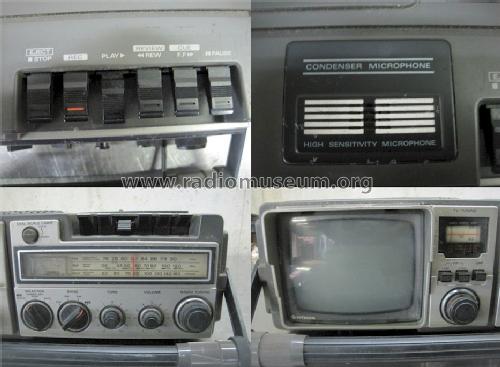 Mark 5 TV-FM SW MW Radio Cassette Recorder K-50R; Hitachi Ltd.; Tokyo (ID = 1239599) TV Radio