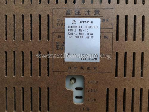 Memory Vision MV-1E; Hitachi Ltd.; Tokyo (ID = 2340314) Televisión