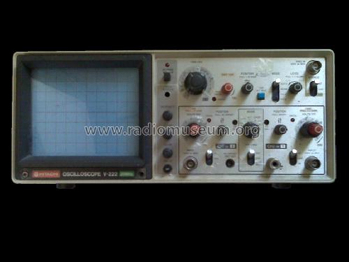 Oscilloscope V-222; Hitachi Ltd.; Tokyo (ID = 1101740) Equipment