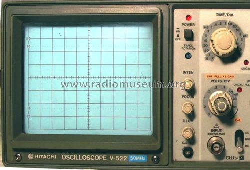 Oscilloscope V-522; Hitachi Ltd.; Tokyo (ID = 1050933) Equipment