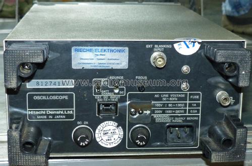 Oscilloscope V-209; Hitachi Ltd.; Tokyo (ID = 2275144) Equipment