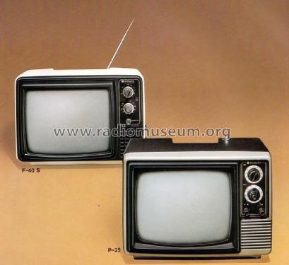 Portable B&W TV F-40 S; Hitachi Ltd.; Tokyo (ID = 1876019) Television