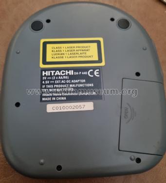 Portable Compact Disc Player DA-P 440; Hitachi Ltd.; Tokyo (ID = 2819471) Ton-Bild