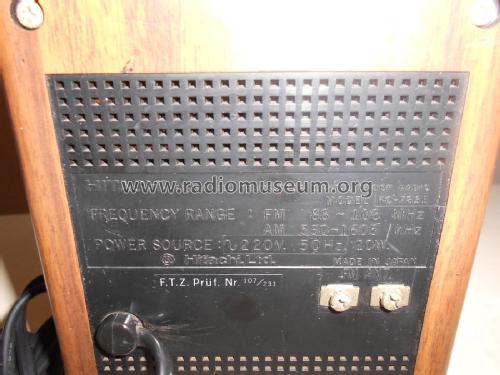 FM/AM All Transistor Digital Clock Radio KC783; Hitachi Ltd.; Tokyo (ID = 2363099) Radio