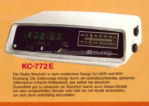 Radio-Weckuhr KC-772 E; Hitachi Ltd.; Tokyo (ID = 495874) Radio