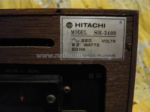 Solid State Stereo Receiver SR-3400; Hitachi Ltd.; Tokyo (ID = 1327297) Radio