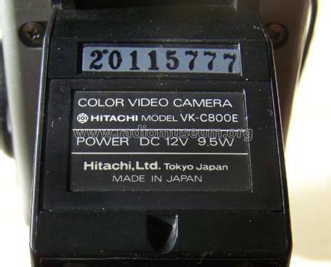Saticon Color Video Camera VK-C800E; Hitachi Ltd.; Tokyo (ID = 2498013) TV-studio