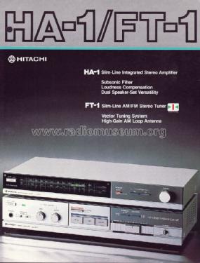 Stereo Amplifier HA-1; Hitachi Ltd.; Tokyo (ID = 1645924) Ampl/Mixer