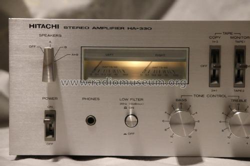 Stereo Amplifier HA-330; Hitachi Ltd.; Tokyo (ID = 2104257) Ampl/Mixer