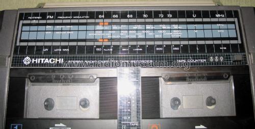Stereo Cassette Recorder TRK-W55K; Hitachi Ltd.; Tokyo (ID = 1113462) Radio