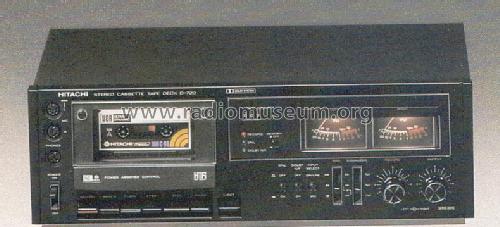 Stereo Cassette Tape Deck D-720; Hitachi Ltd.; Tokyo (ID = 1299212) R-Player