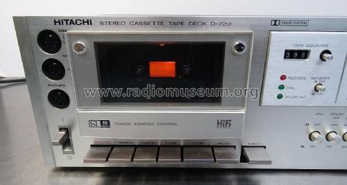 Stereo Cassette Tape Deck D-720; Hitachi Ltd.; Tokyo (ID = 2852263) Enrég.-R