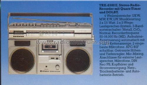 TRK-8300E; Hitachi Ltd.; Tokyo (ID = 2819644) Radio