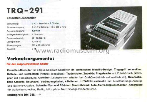 TRQ-291; Hitachi Ltd.; Tokyo (ID = 2819202) Ton-Bild