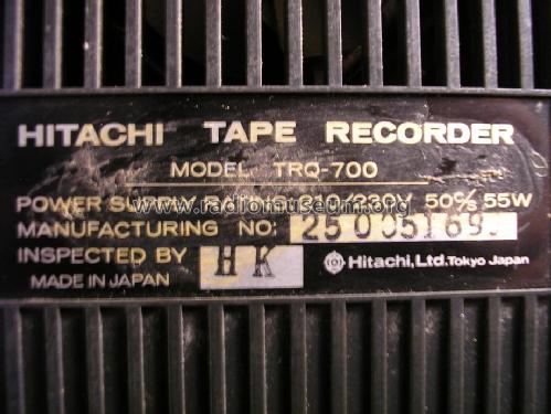 TRQ-700; Hitachi Ltd.; Tokyo (ID = 1184168) R-Player