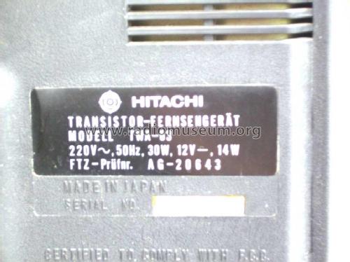 TWA-63; Hitachi Ltd.; Tokyo (ID = 446901) Televisore