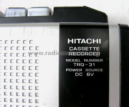 Cassette Recorder TRQ-31; Hitachi Ltd.; Tokyo (ID = 1242196) R-Player