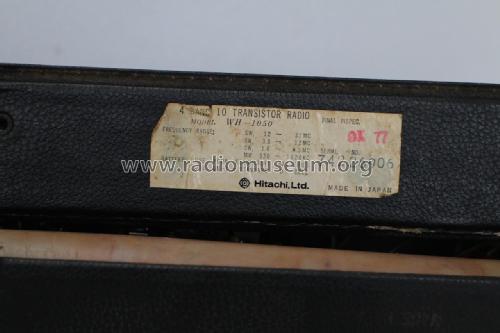 4 Band 10 Transistor Radio WH-1050; Hitachi Ltd.; Tokyo (ID = 1811363) Radio