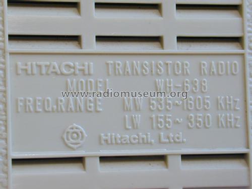 WH-638; Hitachi Ltd.; Tokyo (ID = 880470) Radio