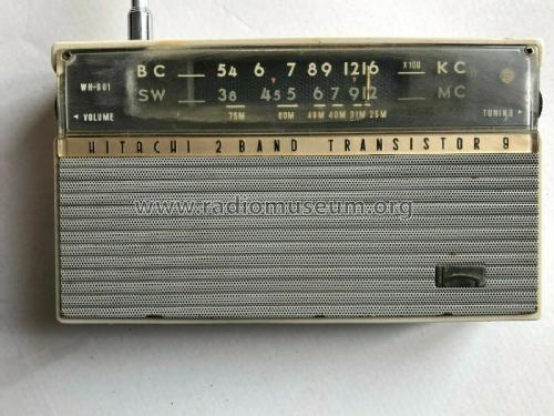 2 Band Transistor 9 WH-901; Hitachi Ltd.; Tokyo (ID = 2673132) Radio