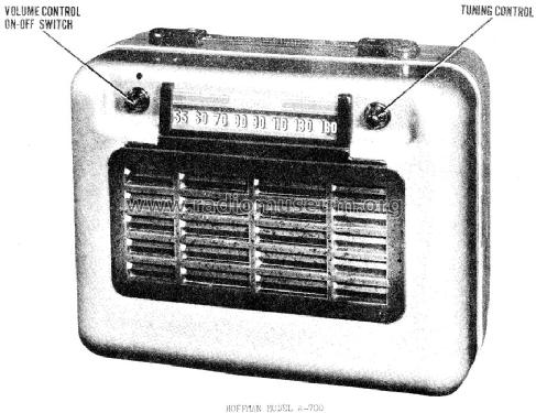 A-700 Ch= 110S; Hoffman Radio Corp.; (ID = 597611) Radio