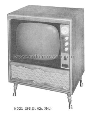 SP3161U Ch= 324U; Hoffman Radio Corp.; (ID = 2446792) Televisión