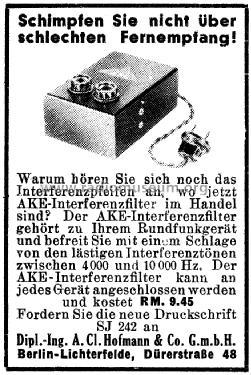 AKE Interferenzfilter ; Hofmann & Co., AKE; (ID = 2900166) Divers