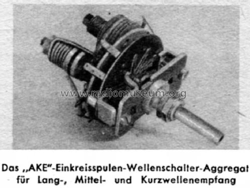 Einkreisspule mit Wellenschalter GI KML 1; Hofmann & Co., AKE; (ID = 387484) mod-past25