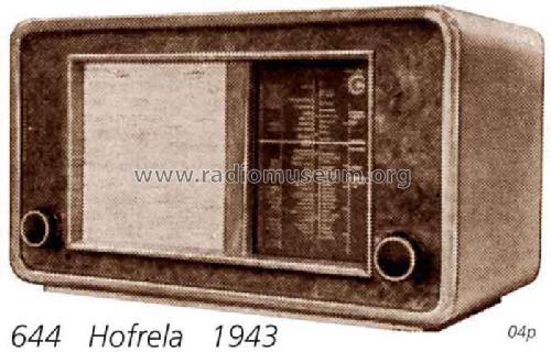 644; Hofrela, (ID = 1644) Radio