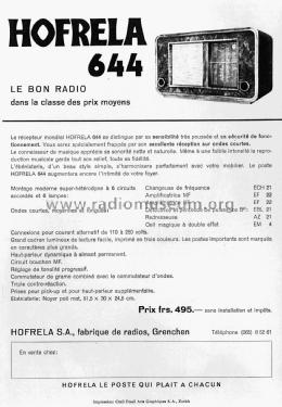 644; Hofrela, (ID = 2647000) Radio