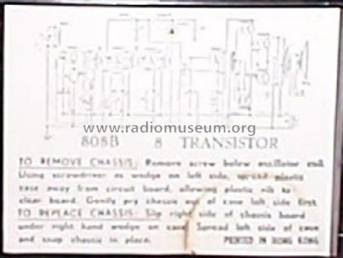 Eight Transistor 808B; Holmar International (ID = 1718286) Radio