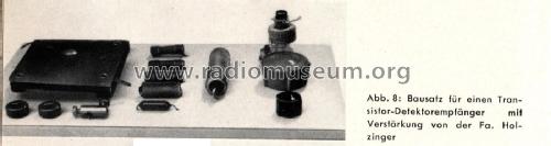 Transistor-Detektorempfänger mit TF75 ; Holzinger & Co. GmbH (ID = 2888186) Kit