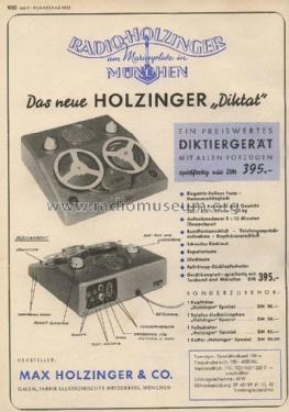 Diktat ; Holzinger & Co. GmbH (ID = 1202245) R-Player