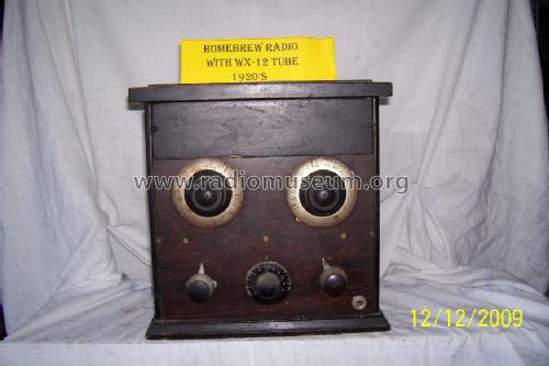 1-tube Receiver before 1930; Homebrew - ORIGINAL, (ID = 734183) Radio