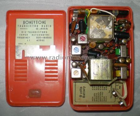 Transistor Six G-606; Honeytone Honey Tone (ID = 1567903) Radio