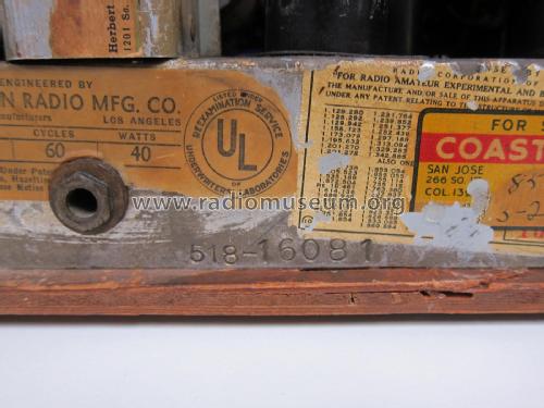 Tiffany Tone 518; Horn Radio Mfg. Co., (ID = 2672342) Radio