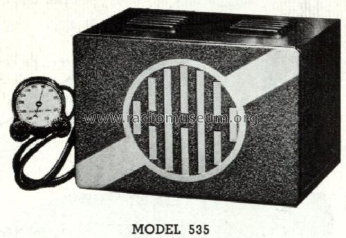 Tiffany Tone 535; Horn Radio Mfg. Co., (ID = 1711453) Car Radio