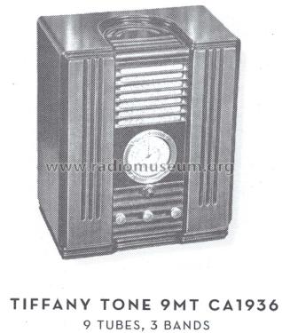 Tiffany Tone 9 MT ; Horn Radio Mfg. Co., (ID = 1562006) Radio