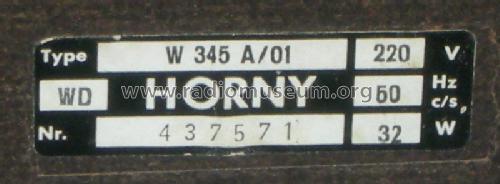 Attache W345A /00 /01 /70 /71; Horny Hornyphon; (ID = 1042895) Radio