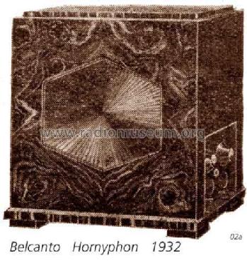 Belcanto ; Horny Hornyphon; (ID = 1648) Radio
