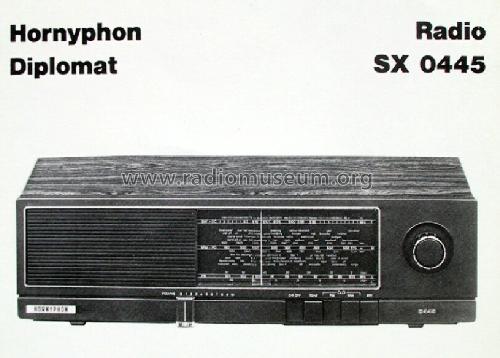 Diplomat SX0445; Horny Hornyphon; (ID = 71084) Radio