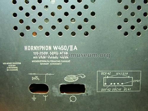 Diplomat W450 /IIA; Horny Hornyphon; (ID = 417693) Radio