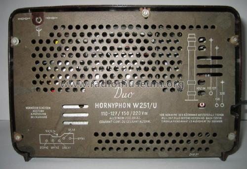 Duo W251U; Horny Hornyphon; (ID = 1166211) Radio