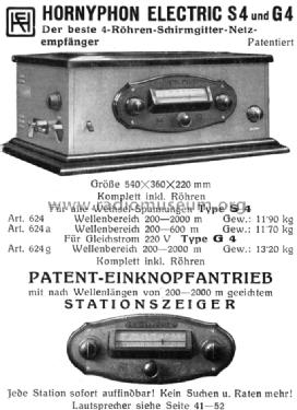 Electric S4 Art.Nr. 624; Horny Hornyphon; (ID = 705536) Radio